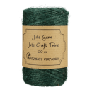 Jute twine, Forrest green, 20 m, 50 m or 100 m craft twine