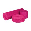 Decoration ribbon,  jute, pink, 30 cm, 5 m roll, runner, chain-linked