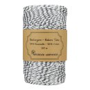 Bakers twine, Silver and White, 100 m spoole, pure cotton