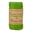 Bakers twine, Lime-green, single color, 20 m spool