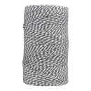 100 m Bakers twine, grey and white craft twine