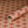 Gift wrapping paper Snowflake Red 0,7 x 10 m, Kraftpaper, roll