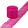 Decoration ribbon,  jute,  pink, 38 cm, 10 m roll, runner, chain-linked