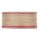 Jute ribbon with red edge, 12 meter roll, various widths