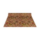 Gift wrapping paper meadow flowers, multi-coloured, kraft paper, smooth, roll 0.70 x 10 m