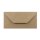 Envelope, 110 x 220 mm, brown, smooth, kraft paper, wet seal