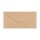 Envelope, DL, 110 x 220 mm, brown, ribbed, wet seal, kraft paper