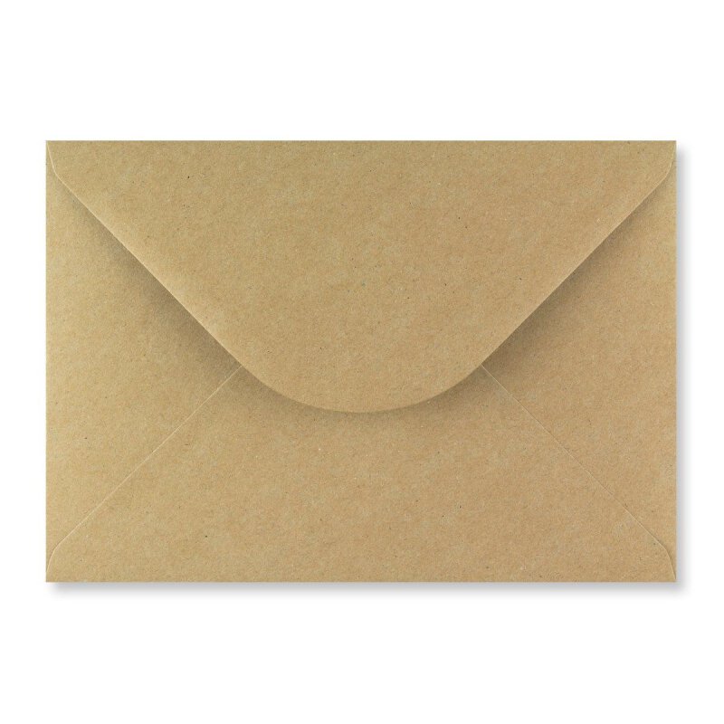 Kuvert Briefumschläge Hüllen 5 Umschläge 120g Terrakotta braun C5 Briefumschlag 