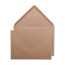 Envelope C6, 114 x 162 mm, smooth, brown, recycled paper...