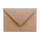 Envelope C6, 114 x 162 mm, smooth, brown, recycled paper 110 g/m², wet-glued