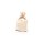 Baumwollbeutel mit Zugband, 17 x 30 x 8 cm, Natur, Stoffbeutel, Geschenkbeutel