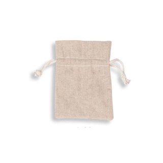 Cotton bag with drawstring, different colors, 17 x 24 cm