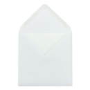 Square Envelope, 130 x 130 mm, white, smooth, gummed