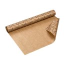 10 x Gift wrapping paper fir black or white, 50 x 70 cm, kraft paper 70 g/m²