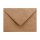 Envelope C7, brown, ribbed, kraft paper, gummed