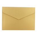 Envelope C6, Gold Pearlescent, self-adhesive closure