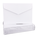 Envelope C6, smooth, white, self-adhesive