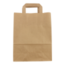 Shopping bag  32 x 40 x 12 cm, kraft paper smooth, flat...