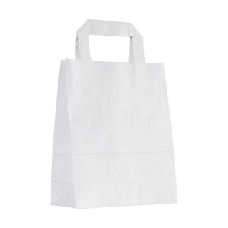 Grey Paper Carrier Bags with Twisted Paper Handles 22 x 18 x 8 Size 