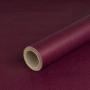 Aubergine and lime double-sided gift wrapping paper, kraft paper, ribbed - 1 roll 0.8 x 10 m