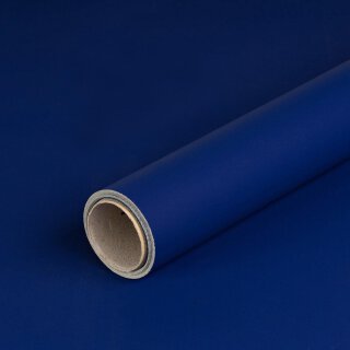 Geschenkpapier Blau und Silber zweiseitig bedruckt, glatt, Rolle 0,7 x 10 m