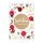 Gift cards "Congratulations", gift tag with decorative clip - 12 pcs/pack