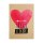 Gift cards "Heartbeat", gift tag with decorative clip - 12 pcs/pack