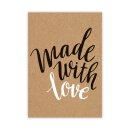 Gift cards "with love", gift tag with...
