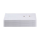 Envelope DL, 220 x 110 mm + 25 mm fold, white, string and button closure, kraft paper, shipping bag