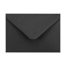 Envelope C6, black, smooth, paper, wet glue