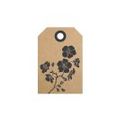 50 Hang tags »Hibiscus« gift tags, printed...