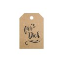 50 Hang tags »Für Dich« gift tags,...