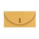 Envelope DL, Gold with butterfly closure, Premium cardboard