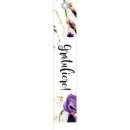 12 »Gratuliere!« gift tags, 170 x 30 mm, hang...