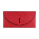 Envelope DL, Red with butterfly closure, Premium cardboard