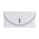 Envelope DL, White, with butterfly closure, Premium cardboard
