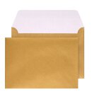 Envelopes C6, gold shiny, peel and seal wallet