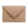Envelope B6 KRAFT, smooth, brown, recycled paper, wet adhesive