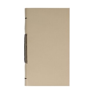 Notebook with leather cover, 17,5 x 10 cm, 160 pages