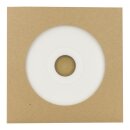 CD Stecktasche, 85 mm Fenster, Kraftkarton, braun - 10 Stück/Pack