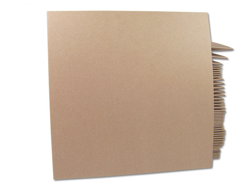 7" Single vinyl sleeve, kraft cardboard, unprinted. Order now., 1,02