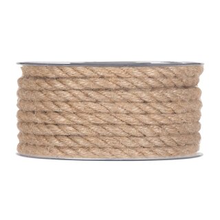 Jutekordel, Seil, natur, 8 mm x 9,5 m