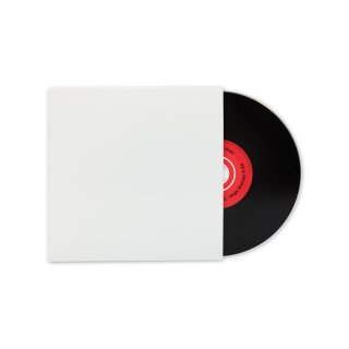 White cd wallet, chromo cardboard 215 g/m², matt varnish