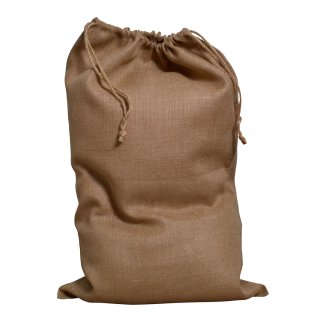 Burlap bag with cord 50 x 80 cm