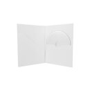 CD, DVD, Photo Sleeve, white, pocket & slot, Premium cardboard