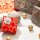 Geschenkpapier, Rot und goldene Sterne, Weihnachtspapier, 0,70 x 10 m