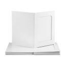10 x White CD sleeve with photo pocket, window, slot,...