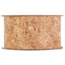 Cork ribbon with gold accents 35 mm x 5 m, bow ribbon