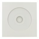 CD Stecktasche mit Fenster 85 mm, weiß, Karton, 250 g/m²