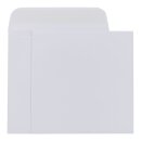 White CD envelope, non-window, self-adhesive closure